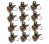 TOBBOMEY 25pcs Antique Zinc Alloy Heart Padlocks with Keys Love Locks for Luggage Diaries Jewelry Boxes Couples Wish Locks Rust-Resistant Decorative for Travel and Scenic Spots