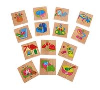 TOBBOMEY 28pcs Wooden Dominoes Boys and Girls Fun and Interactive Building Blocks for Boy Girl Activities Encourages Teamwork and Learning Chinese Idioms for Party Gatherings