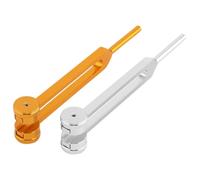 TOBBOMEY 2pcs Aluminum Alloy Tuning Fork for Clinical Ear Cleaning and Nerve Sensory Testing Lightweight Relaxation Tool for Adults Portable Stress Relief and Health Massage Gift