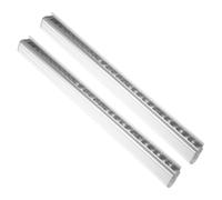TOBBOMEY 2pcs Aluminum Receipt Holder Slide Ticket Rack 40cm Metal Wall-mounted Bill Organizer for Restaurant Kitchen Order Display
