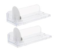 TOBBOMEY 2pcs Automatic Cigarette Pusher Display Case Cigarette Display Rack Useful Holder Automatic Case Auto-Push Transparent Acrylic