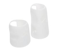 TOBBOMEY 2Pcs Bottle Covers Nursing Bottle Sleeves Protective Anti-Fall White Lightweight Washable for Feeding Portable and Breathable Accessories