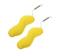 TOBBOMEY 2pcs Catnip Toys for Cats Interactive Plush Peanut Shape Cat Plaything to Instincts and Encourage Play Soft Filling for Relaxation Random Colors