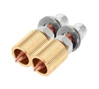 TOBBOMEY 2PCS Copper Collet Chuck for Spot Welder Dent Puller Sheet Metal Repair Tool with Enhanced Grip for Automotive and Metal Fabrication Reliable and Efficient Dent Removal Accessories