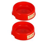 TOBBOMEY 2PCS Dark Plastic Fire Extinguisher Base Stand Compact Space-saving Support Holder Heat-resistant Bracket for Home and Public Safety