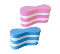 TOBBOMEY 2pcs EVA Pull Buoy Swimming Leg Float Training Aid for Adults Beginners Posture Correction for Swim Stroke Improvement and Skill Development