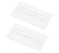 TOBBOMEY 2pcs Fire Alarm Manual Switch Cover Transparent High Temperature Resistant Glass Break Panel for Emergency Use with Clear Markings and Water Resistant Design
