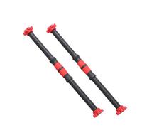 TOBBOMEY 2Pcs Fitness Dumbbell Bar with Nuts Connecting Rods Easy to Install Barbell Replacement Handles for Strength Training Home Gym Workout