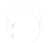 TOBBOMEY 2pcs Front Load Washing Machine Door Seal Parts Washer Ring Clamp for Boot Seal Replacement