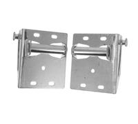 TOBBOMEY 2pcs Garage Door Lifting Brackets Heavy Duty Bottom Mounting Hardware for Residential Doors Stable Hinges Compatible with Secure Operation Replacement Parts