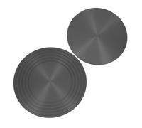TOBBOMEY 2pcs Gas Stove Heat Diffuser Plate 20cm 24cm Aluminum Burner Covers for Gas Stove Cooktop Simmer Ring for Kitchen Cooking Accessories