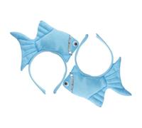 TOBBOMEY 2pcs Goldfish Headband for Comfortable Life Costume Accessory Unique Playful Design for Halloween Birthday Parties and Cosplay Celebrations