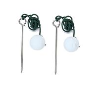 TOBBOMEY 2pcs Golf Training Practice Accessories with Rope and Ball for Driving Range Warm-up and Quick Workout at Home