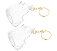 TOBBOMEY 2pcs Hair Accessory Organiser Plastic Bottle Pet Hair Keepsake Storage Store and Showcase Puppy for Handbag and Home Use