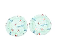 TOBBOMEY 2pcs Hamster Cooling Sleeping Mats Ice Silk Summer Breathable Floor Pads Green Avocado Large for Small Animals Indoor Bedding