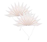 TOBBOMEY 2pcs Hanging Snowflake Hanging Decors Snowflakes from Ceiling Decorations Outdoor Paper Stars Decor White