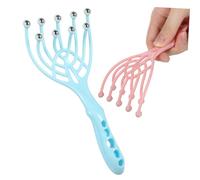 TOBBOMEY 2pcs Head Massager Scalp Massager with Finger Claws Plastic Manual Massage Tool for Hair Relaxation Portable Japanese Head Spa Equipment