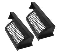 TOBBOMEY 2pcs Heavy-duty Foosball Ball Collecting Box Plastic Mesh Net Replacement for Table Football Goals Compact Black Soccer Table Accessory for Organized Gameplay and Party Essentials