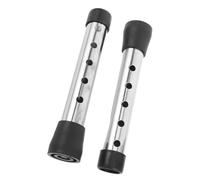 TOBBOMEY 2pcs Heavy Duty Walker Feet Replacement Glides Height Adjustment Support Walker Accessories for Seniors Sturdy Replacement Kit for Mobility Aid and Stability