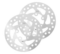 TOBBOMEY 2Pcs High Grade Scooter Brake Disc Bike Disc Brake with Multi Angle Design for Electric and Mountain Bicycles Noise Reducing Rotor Replacement