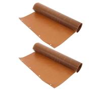 TOBBOMEY 2pcs High-Temp Sliding Pizza Peel Cloth Non-Stick Reusable Baking Mat Heat-Resistant Pizza Transfer Liner for Oven Baking and Cake Preparation