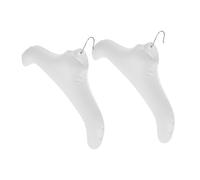 TOBBOMEY 2Pcs Inflatable Travel Hangers Portable Folding Drying Rack with Strong Load-bearing Capacity Space-saving Deflatable Design for Camping Hotel Home Use