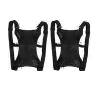 TOBBOMEY 2Pcs Leather Sword Carry Case Set with Adjustable Shoulder Straps for Adults and, Dual Sheath Backpack for Renaissance Cosplay, Fencing Gear Storage and Portable Sword Bag