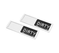 TOBBOMEY 2pcs Magnetic Clean Dirty Sign for Dishwashers Double-sided Dishwasher Indicator Easy to Read and Slide Kitchen Accessories for Fridge Laundry and More