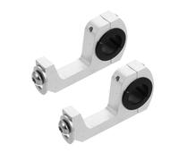 TOBBOMEY 2pcs Motorcycle Handguard Mount Bracket Clamp Kit for Atv Dirt Bike Off-road Secure Fastening Ergonomic Design Easy Installation Hand Protector Upgrade