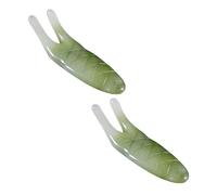 TOBBOMEY 2pcs Nose Beauty Resin Stick Creative Shape Design for Facial Massage Compact Smooth Finish Skin-friendly Tool for Relaxation and Aging Care