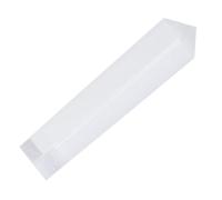TOBBOMEY 2pcs Optical Triangular Prisms Lightweight Portable Crystal Prisms for Physics Teaching Photography Experiments Science Demonstrations