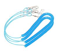 TOBBOMEY 2pcs Parrot Harness Leash Bird Fly Train Leash Elastic Steel Spring Rope 3m Sturdy Outdoor Pet Bird Flying Traction Rope for Parrots Training