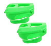 TOBBOMEY 2pcs Pigeon Feeding Holder Plastic Bird Feeding Support Rack for Injections Medication Compact Portable Tool for Pigeon Breeders Safe Secure Design Green
