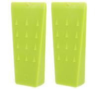 TOBBOMEY 2pcs Plastic Felling Wedges for Tree Cutting Logging Chocks with High Stability Weather-Resistant Lumbering Tool for Chainsaw Loggers and Forestry Use