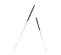 TOBBOMEY 2pcs Professional Puppet Arm Control Rods Metal Puppet Stick Ergonomic Design for Smooth Movement Construction for Theater Ventriloquism and Storytelling Performances