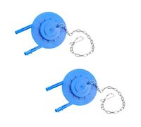 TOBBOMEY 2pcs PVC Toilet Flapper Replacement Leak Repair Kit Flush Valve Seal Easy Install No Tools Needed for Toilet Tank Maintenance