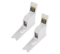 TOBBOMEY 2pcs Retractable Wall-Mounted Height Meter 200cm Measuring Ruler for and Adults, Portable Growth Stadiometer Tape for Nursery and Home Use