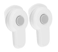 TOBBOMEY 2pcs Safety Lock for Oven and Refrigerator Multi-Function Childproof Cabinet Locks Easy to Install Protection Prevent Finger Burns for Boy Girl