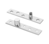 TOBBOMEY 2pcs Secret Door Hinges Stainless Steel Pivot Hinges for Door Silver