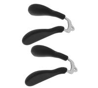TOBBOMEY 2pcs Soft Silicone Eyeglass Pads with Figure Eight Bridge Slip Support for Spectacles