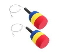 TOBBOMEY 2pcs Soft Sponge Hammer for Lightweight Mallet Whacking Game for Preschoolers Safe High-elasticity Material for Interactive Whack-mole Play and Family Fun