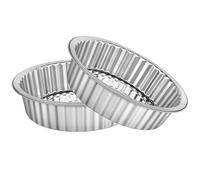 TOBBOMEY 2Pcs Stainless Steel Stock Pot for Cooking Fast Heating Dry Pot Food Grade Casserole for Restaurant and Home Kitchen Use