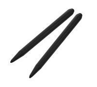 TOBBOMEY 2pcs Stylus Pens for Touch Screens Lightweight Abs Material Smooth Writing with Precise Positioning for Teaching All-in-one Machines Black Dual-ended Design