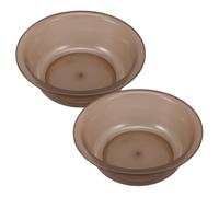 TOBBOMEY 2pcs Thickened Wash Basins for Face Cleansing and Multipurpose Use Portable Material Basins for Home Bathroom Camping and Salon Storage