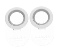 TOBBOMEY 2pcs Toilet Seat Lifters Convenient Lifting Handles for Home Toilets Easy Installation Lid Lifters Hygienic for Public and Private Bathrooms