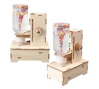 TOBBOMEY 2pcs Tornado Science Experiment Weather Science Kit Stem Building Kit for Manual Tornado Machine Physics Experiment Playset for