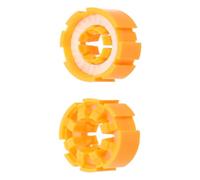 TOBBOMEY 2pcs Water Activated Arming Bobbin for Life Jackets Auto Inflatable Replacement with Mistakeproof Trigger and Pressure Balancing Safety Valve Bright Orange Safety Parts for Boating