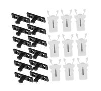 TOBBOMEY 30 Set Press-Style Garbage Can Buckle Replacement Sturdy Plastic Trash Bin Lock Latches for Secure Lid Closure Prevent Spills and Accidental Opening Easy-use Press Mechanism for