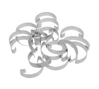 TOBBOMEY 30pcs Anti- Steel Cage Clips for Chicken Quail Cages Enhanced Safety Door Buckles for Poultry Resistant Design for Secure Animal Housing
