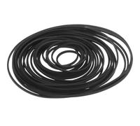 TOBBOMEY 30pcs Cassette Recorder Rubber Belts Square Tape Player Replacement Belts for Recorder Maintenance Dvd Drive Vcr Player Repair Accessories